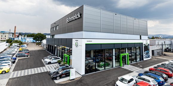 Neubau des Autohaus Schmolck